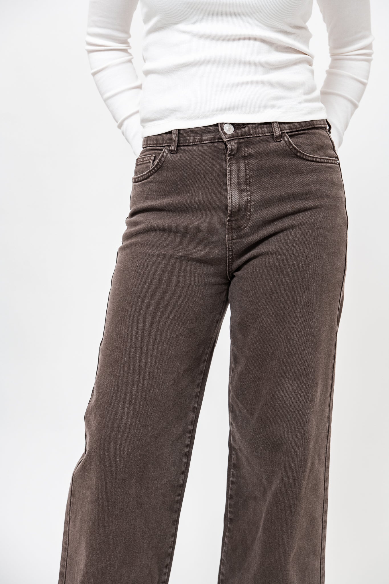 PCSELMA Jeans - Hot Fudge